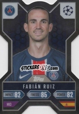 Figurina Fabián Ruiz - UEFA Champions League & Europa League 2024-2025. Match Attax Extra n. CX6 - Topps