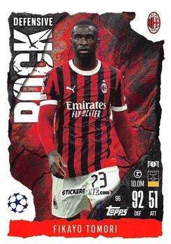 Cromo Fikayo Tomori - UEFA Champions League & Europa League 2024-2025. Match Attax Extra n. 96 - Topps