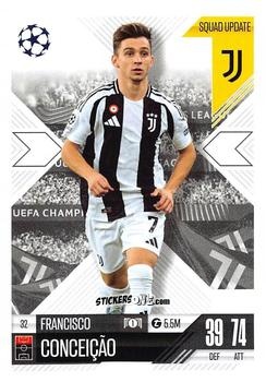Figurina Francisco Conceição - UEFA Champions League & Europa League 2024-2025. Match Attax Extra n. 32 - Topps