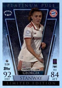 Cromo Georgia Stanway - UEFA Champions League & Europa League 2024-2025. Match Attax Extra n. PL9 - Topps