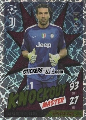 Figurina Gianluigi Buffon - UEFA Champions League & Europa League 2024-2025. Match Attax Extra n. 300 - Topps
