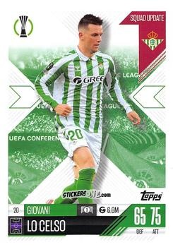 Cromo Giovani Lo Celso - UEFA Champions League & Europa League 2024-2025. Match Attax Extra n. 20 - Topps