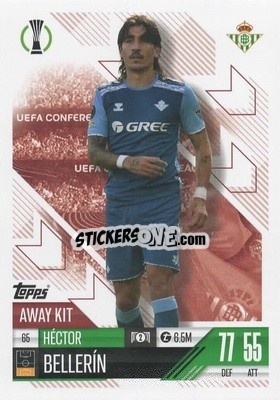 Cromo Héctor Bellerín - UEFA Champions League & Europa League 2024-2025. Match Attax Extra n. 65 - Topps