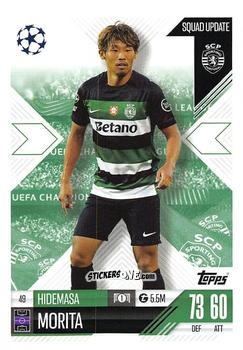 Sticker Hidemasa Morita - UEFA Champions League & Europa League 2024-2025. Match Attax Extra n. 49 - Topps