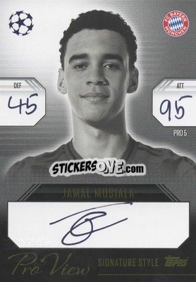 Cromo Jamal Musiala - UEFA Champions League & Europa League 2024-2025. Match Attax Extra n. PRO5 - Topps