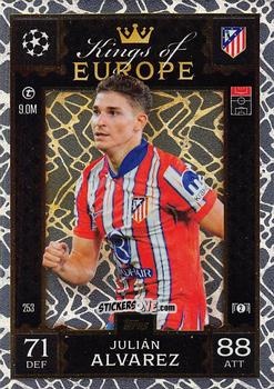 Cromo Julián Álvaerez - UEFA Champions League & Europa League 2024-2025. Match Attax Extra n. 253 - Topps