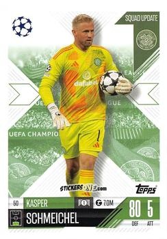 Sticker Kasper Schmeichel - UEFA Champions League & Europa League 2024-2025. Match Attax Extra n. 50 - Topps