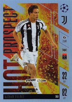 Cromo Kenan Yildiz - UEFA Champions League & Europa League 2024-2025. Match Attax Extra n. 353 - Topps
