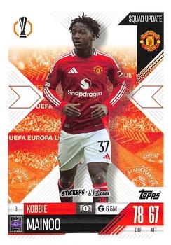 Sticker Kobbie Mainoo - UEFA Champions League & Europa League 2024-2025. Match Attax Extra n. 8 - Topps