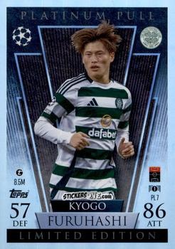 Sticker Kyogo Furuhashi - UEFA Champions League & Europa League 2024-2025. Match Attax Extra n. PL7 - Topps