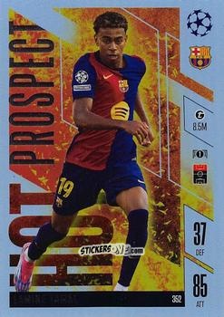 Figurina Lamine Yamal - UEFA Champions League & Europa League 2024-2025. Match Attax Extra n. 352 - Topps