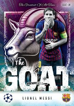 Cromo Lionel Messi - UEFA Champions League & Europa League 2024-2025. Match Attax Extra n. GOAT-LM - Topps