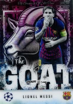 Cromo Lionel Messi - UEFA Champions League & Europa League 2024-2025. Match Attax Extra n. GOAT-LMP - Topps