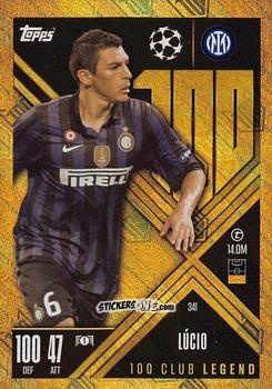 Figurina Lucio - UEFA Champions League & Europa League 2024-2025. Match Attax Extra n. 341 - Topps