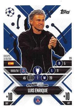 Figurina Luis Enrique - UEFA Champions League & Europa League 2024-2025. Match Attax Extra n. 128 - Topps
