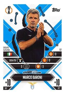 Figurina Marco Baroni - UEFA Champions League & Europa League 2024-2025. Match Attax Extra n. 127 - Topps