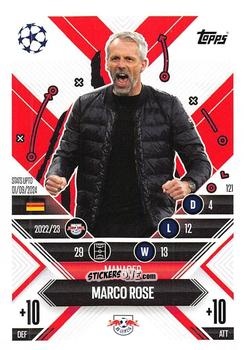 Cromo Marco Rose - UEFA Champions League & Europa League 2024-2025. Match Attax Extra n. 121 - Topps