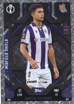 Figurina Martín Zubimendi - UEFA Champions League & Europa League 2024-2025. Match Attax Extra n. 313 - Topps