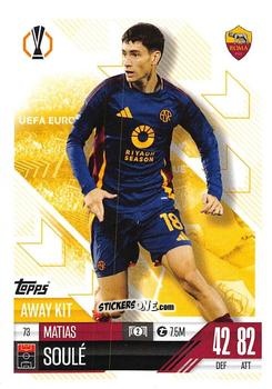 Figurina Matías Soulé - UEFA Champions League & Europa League 2024-2025. Match Attax Extra n. 73 - Topps