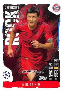 Sticker Min-jae Kim - UEFA Champions League & Europa League 2024-2025. Match Attax Extra n. 92 - Topps