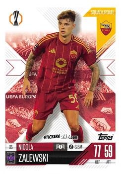 Cromo Nicola Zalewski - UEFA Champions League & Europa League 2024-2025. Match Attax Extra n. 35 - Topps