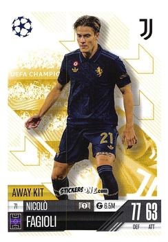 Figurina Nicolò Fagioli - UEFA Champions League & Europa League 2024-2025. Match Attax Extra n. 71 - Topps