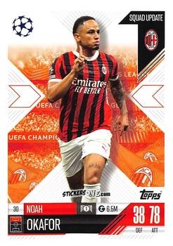 Figurina Noah Okafor - UEFA Champions League & Europa League 2024-2025. Match Attax Extra n. 30 - Topps