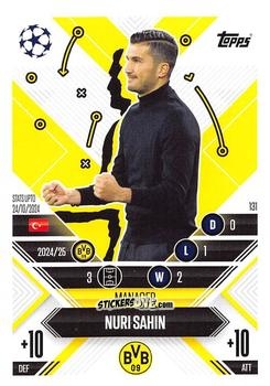 Sticker Nuri Sahin - UEFA Champions League & Europa League 2024-2025. Match Attax Extra n. 131 - Topps