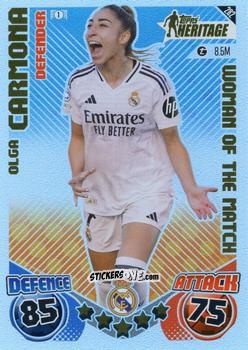 Sticker Olga Carmona - UEFA Champions League & Europa League 2024-2025. Match Attax Extra n. 282 - Topps