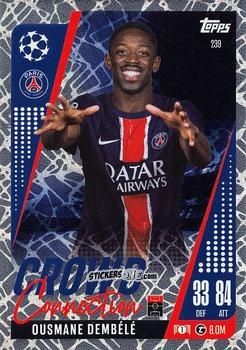 Figurina Ousmane Dembélé - UEFA Champions League & Europa League 2024-2025. Match Attax Extra n. 239 - Topps