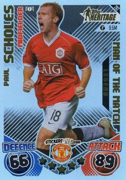 Figurina Paul Scholes - UEFA Champions League & Europa League 2024-2025. Match Attax Extra n. 292 - Topps