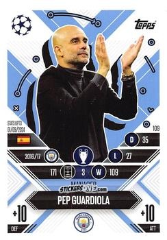 Sticker Pep Guardiola - UEFA Champions League & Europa League 2024-2025. Match Attax Extra n. 109 - Topps