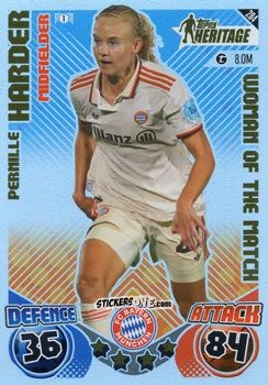 Sticker Pernille Harder - UEFA Champions League & Europa League 2024-2025. Match Attax Extra n. 284 - Topps
