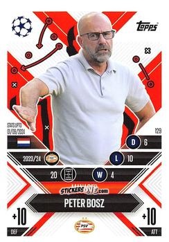 Sticker Peter Bosz - UEFA Champions League & Europa League 2024-2025. Match Attax Extra n. 129 - Topps
