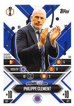 Cromo Philippe Clement - UEFA Champions League & Europa League 2024-2025. Match Attax Extra n. 134 - Topps
