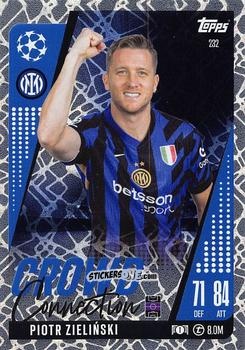 Cromo Piotr Zieliński - UEFA Champions League & Europa League 2024-2025. Match Attax Extra n. 232 - Topps