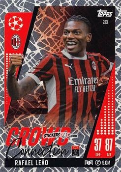 Cromo Rafael Leão - UEFA Champions League & Europa League 2024-2025. Match Attax Extra n. 233 - Topps