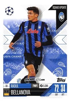 Cromo Raoul Bellanova - UEFA Champions League & Europa League 2024-2025. Match Attax Extra n. 33 - Topps