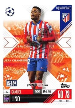 Sticker Samuel Lino - UEFA Champions League & Europa League 2024-2025. Match Attax Extra n. 15 - Topps