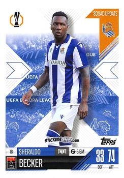 Sticker Sheraldo Becker - UEFA Champions League & Europa League 2024-2025. Match Attax Extra n. 16 - Topps