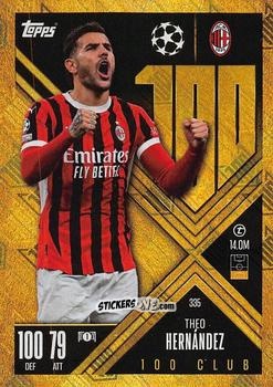 Figurina Theo Hernández - UEFA Champions League & Europa League 2024-2025. Match Attax Extra n. 335 - Topps