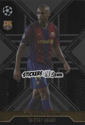 Cromo Thierry Henry - UEFA Champions League & Europa League 2024-2025. Match Attax Extra n. BLA7 - Topps