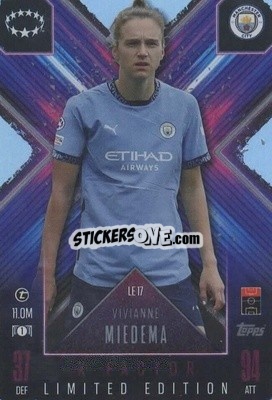 Cromo Vivianne Miedema - UEFA Champions League & Europa League 2024-2025. Match Attax Extra n. LE17 - Topps