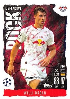 Sticker Willi Orbán - UEFA Champions League & Europa League 2024-2025. Match Attax Extra n. 93 - Topps