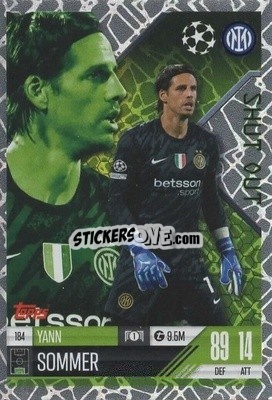 Figurina Yann Sommer - UEFA Champions League & Europa League 2024-2025. Match Attax Extra n. 184 - Topps