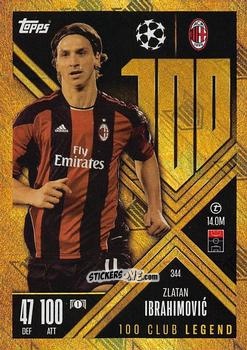 Figurina Zlatan Ibrahimović - UEFA Champions League & Europa League 2024-2025. Match Attax Extra n. 344 - Topps