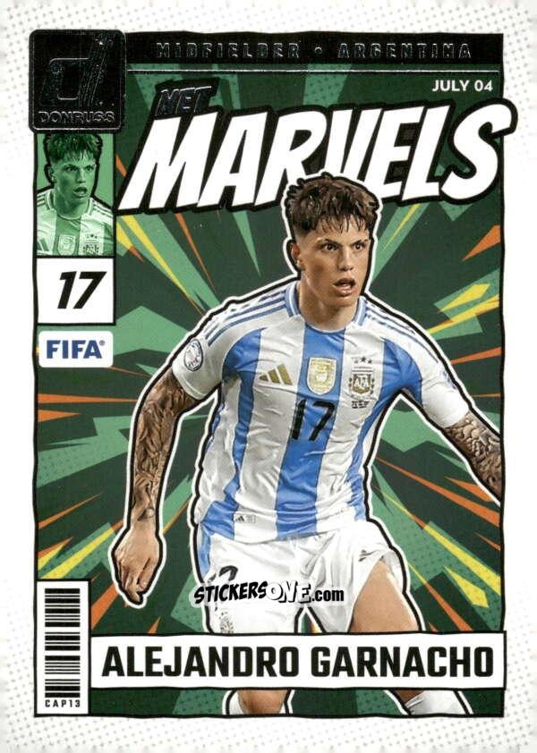 Figurina Alejandro Garnacho - Donruss Soccer 2024-2025
 n. NM14 - Panini