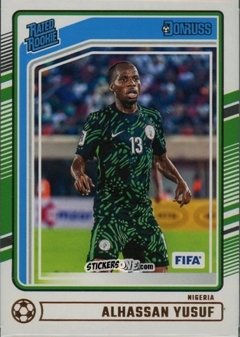 Figurina Alhassan Yusuf - Donruss Soccer 2024-2025
 n. 194 - Panini