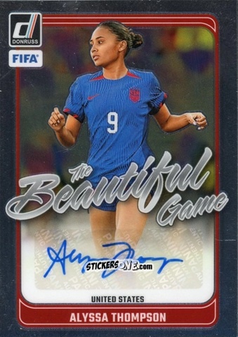 Cromo Alyssa Thompson - Donruss Soccer 2024-2025
 n. BGA19 - Panini