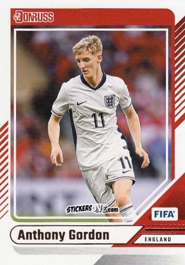 Sticker Anthony Gordon - Donruss Soccer 2024-2025
 n. 53 - Panini